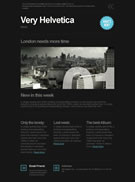 plantilla: Muy Negro Helvetica